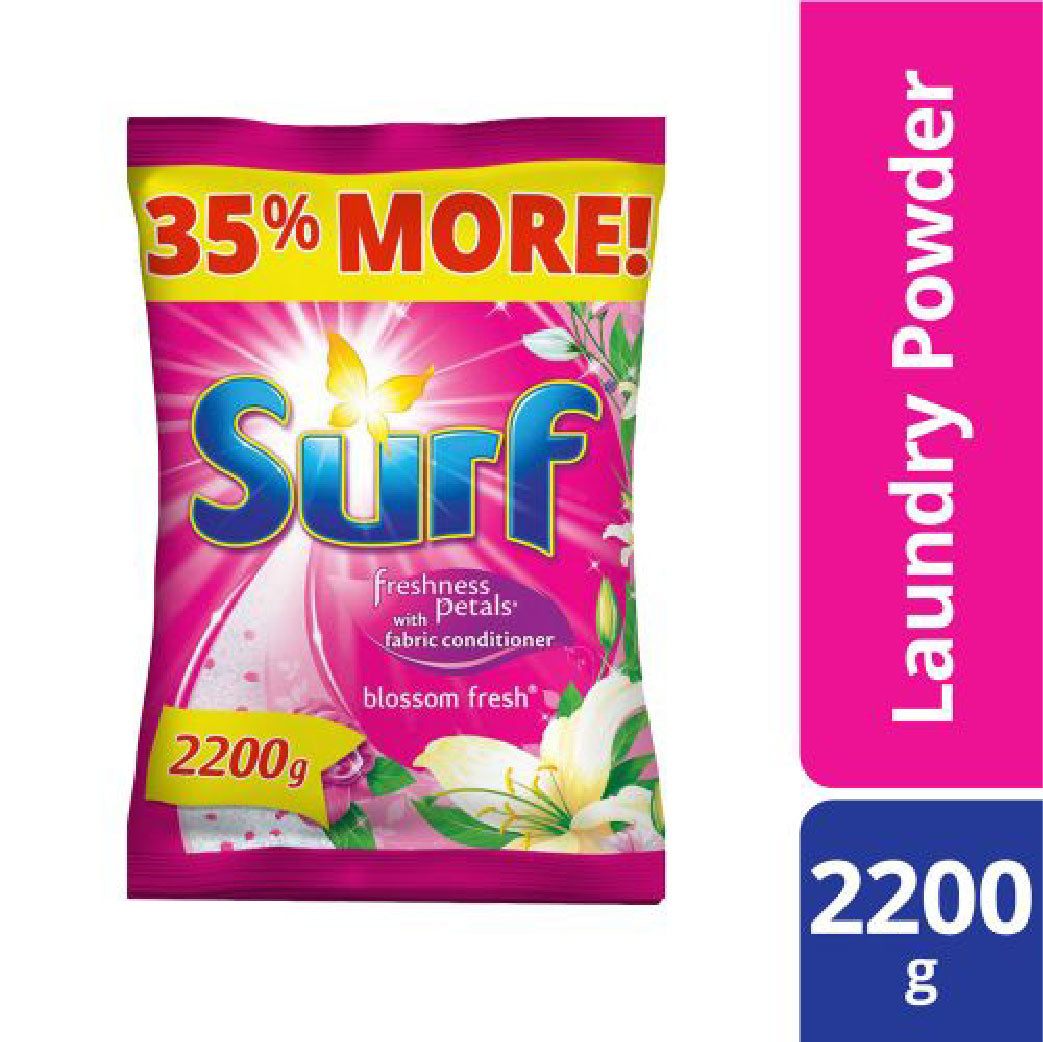 Surf Powder Detergent with Fabric Conditioner Blossom Fresh 2.2kg