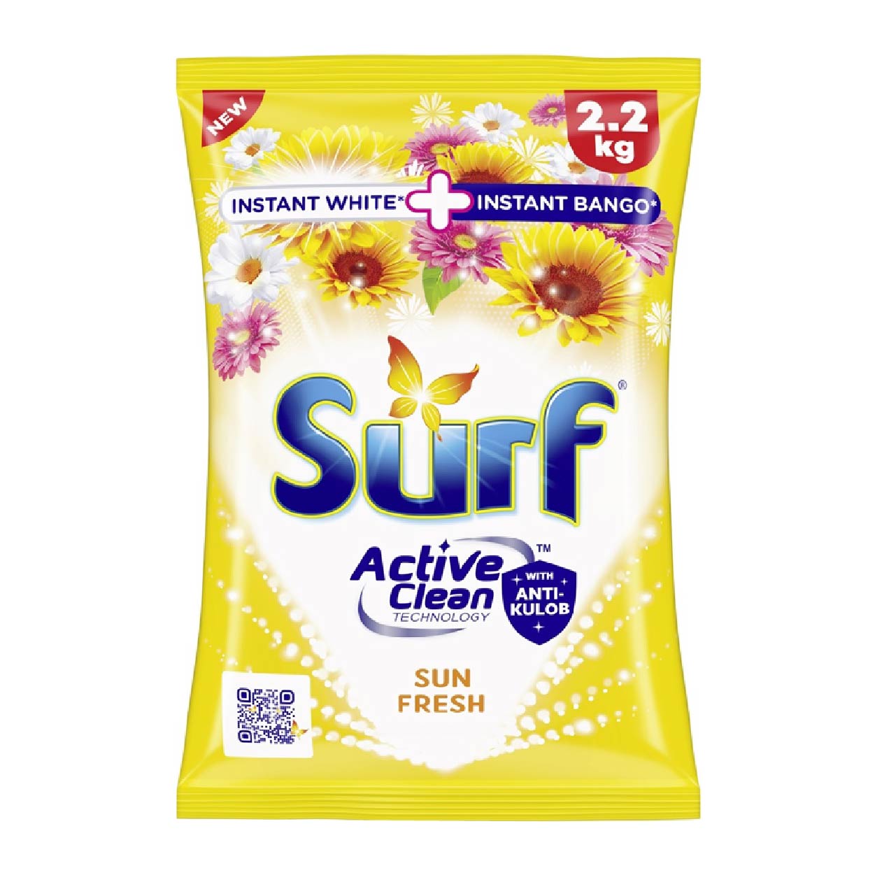 Surf Powder Detergent Anti-Kulob Sun Fresh 2.2kg