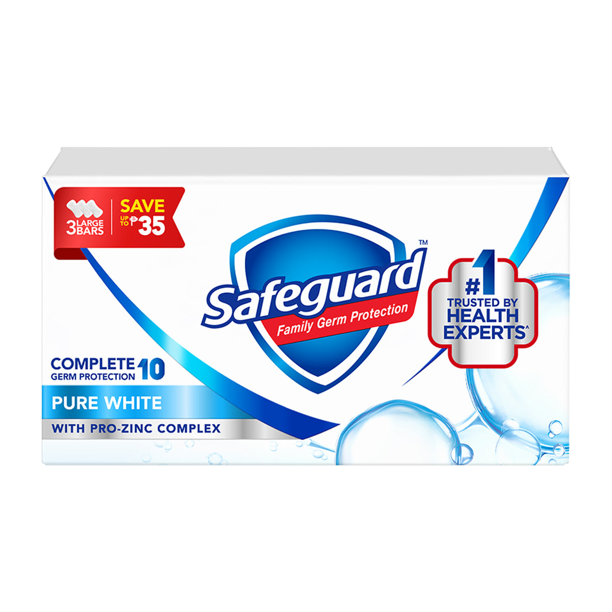 Safeguard Soap Pure White 3x115g SAVE