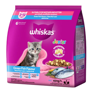 Whiskas Junior Ocean Fish Flavour Cat Food 450g