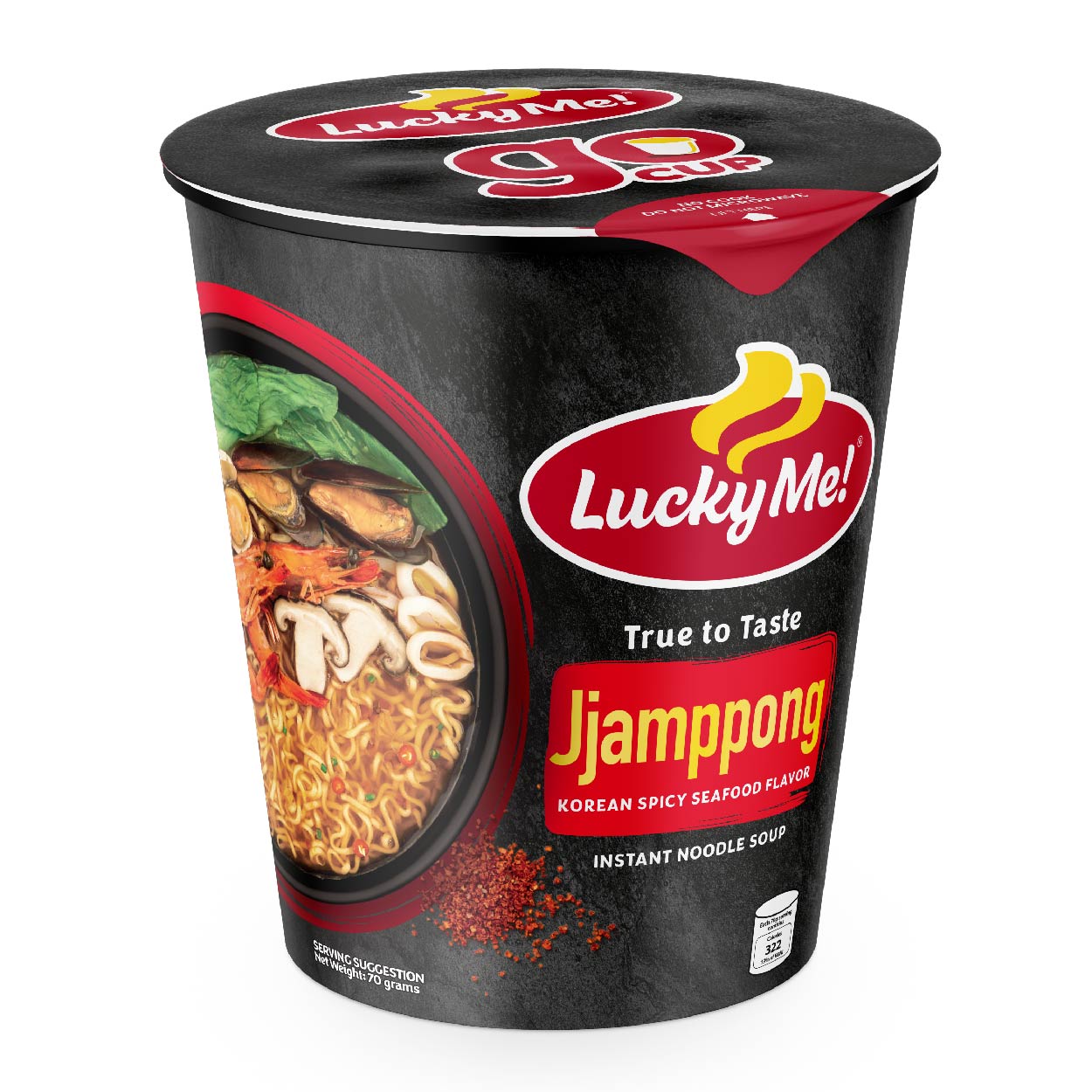 Lucky Me Instant Noodle Soup Jjamppong Korean Go Cup 70g