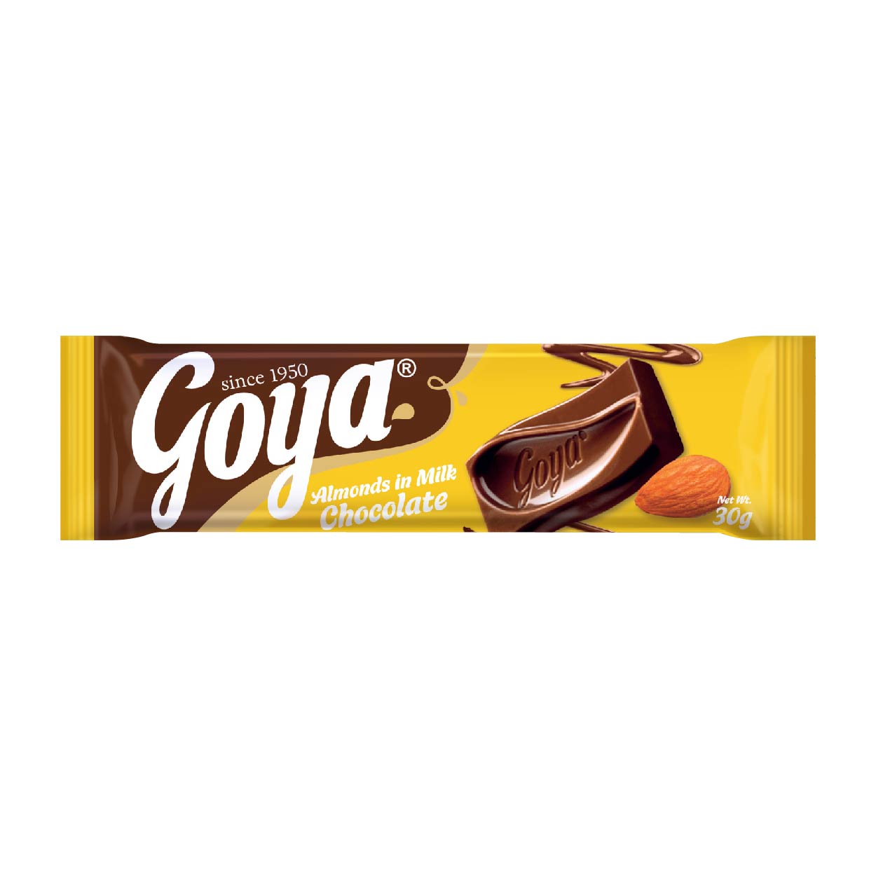 Goya Almonds in Milk Chocolate Bar 30g
