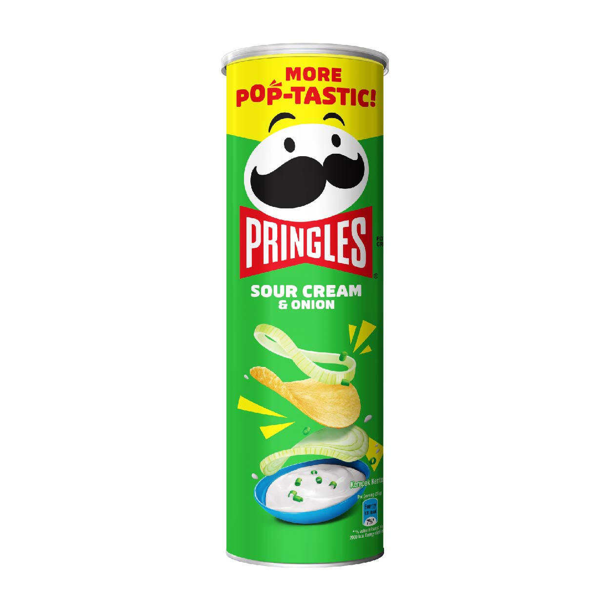 Pringles Potato Crisps Sour Cream & Onion 134g