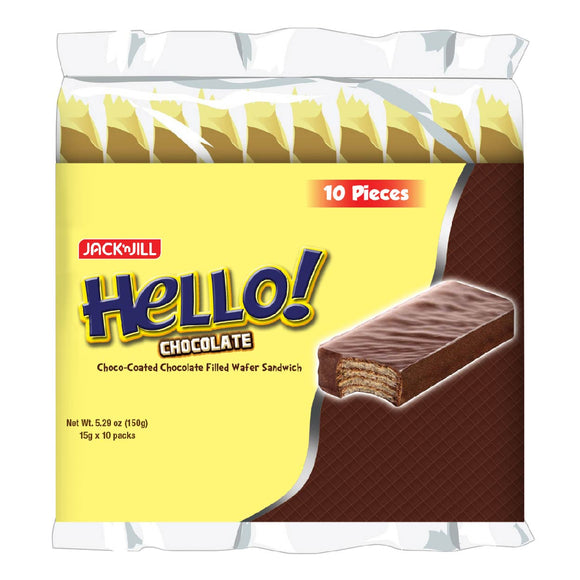 Hello Chocolate Wafer Sandwich 10x15g