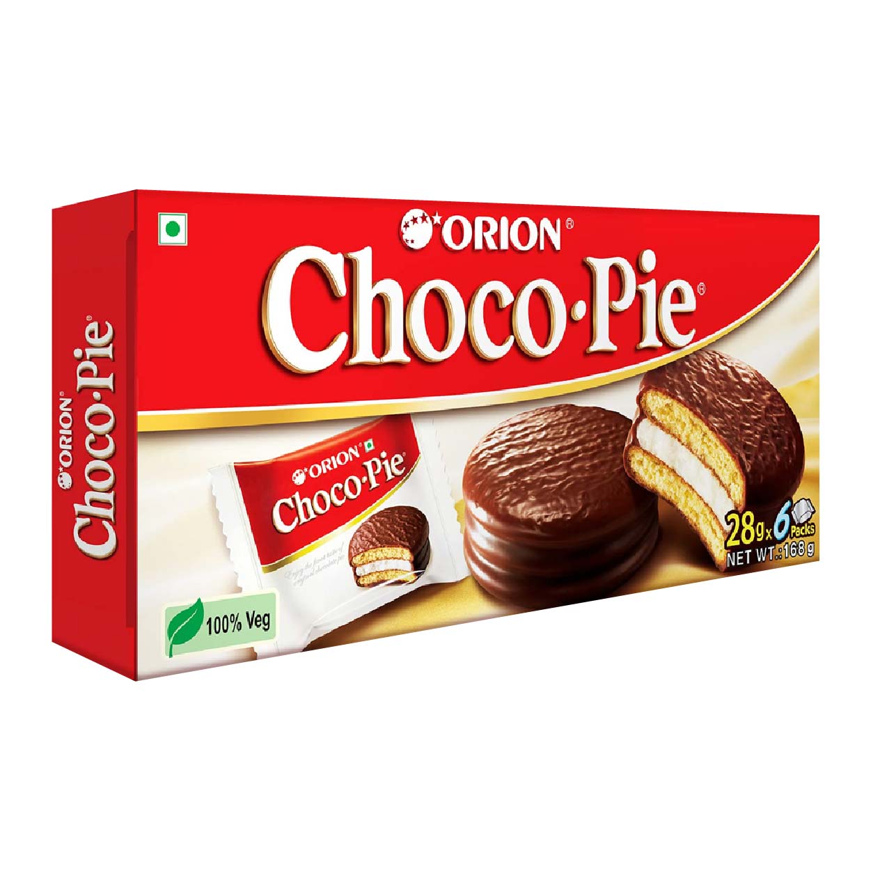 Orion Choco Pie Marshmallow Cookies 6s