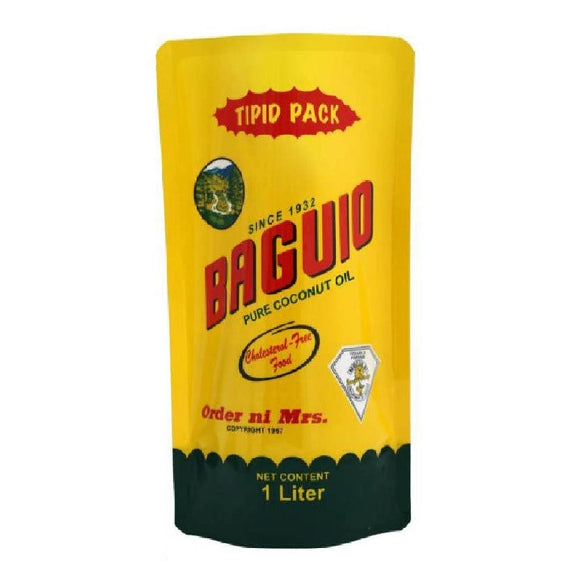 Baguio Pure Coconut Oil Pouch 1L