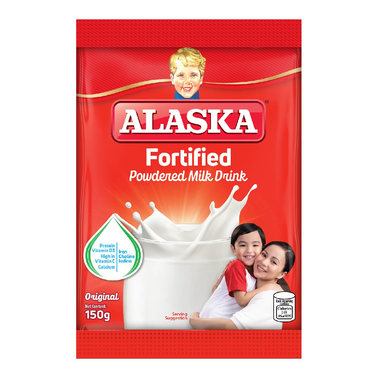 Alaska Fortified Powdered Milk Drink 150g