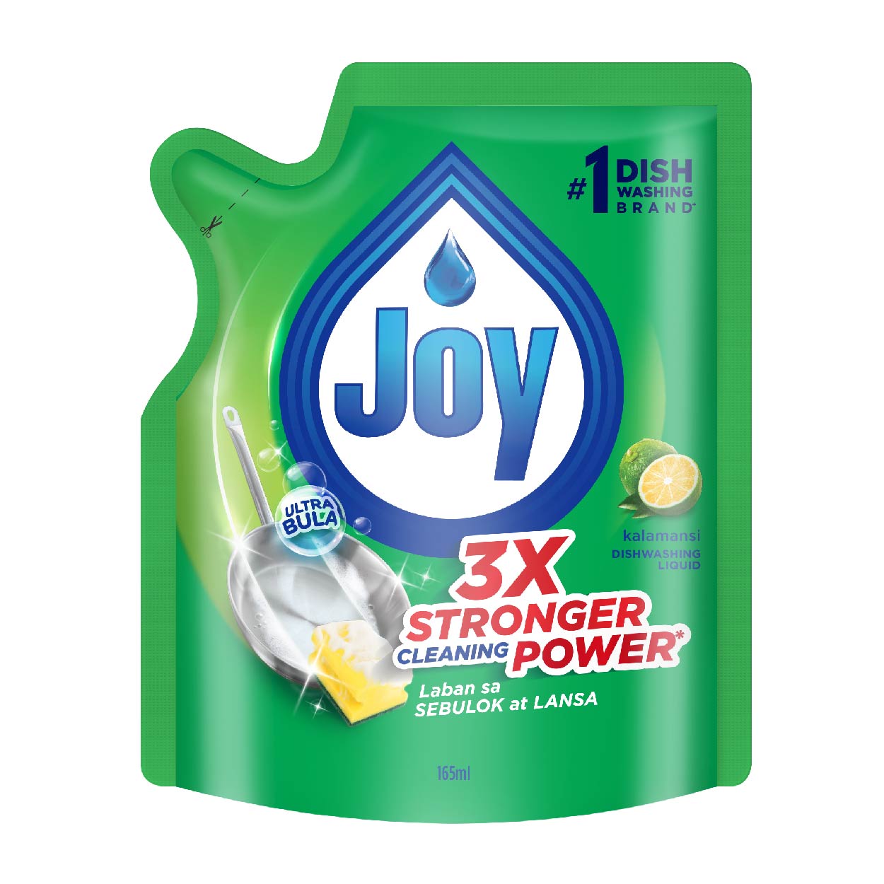 Joy Dishwashing Liquid Kalamansi Refill 165ml