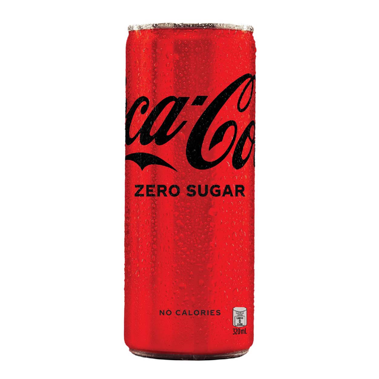 Coke Coca-Cola Zero Sugar No Calories Can 320ml