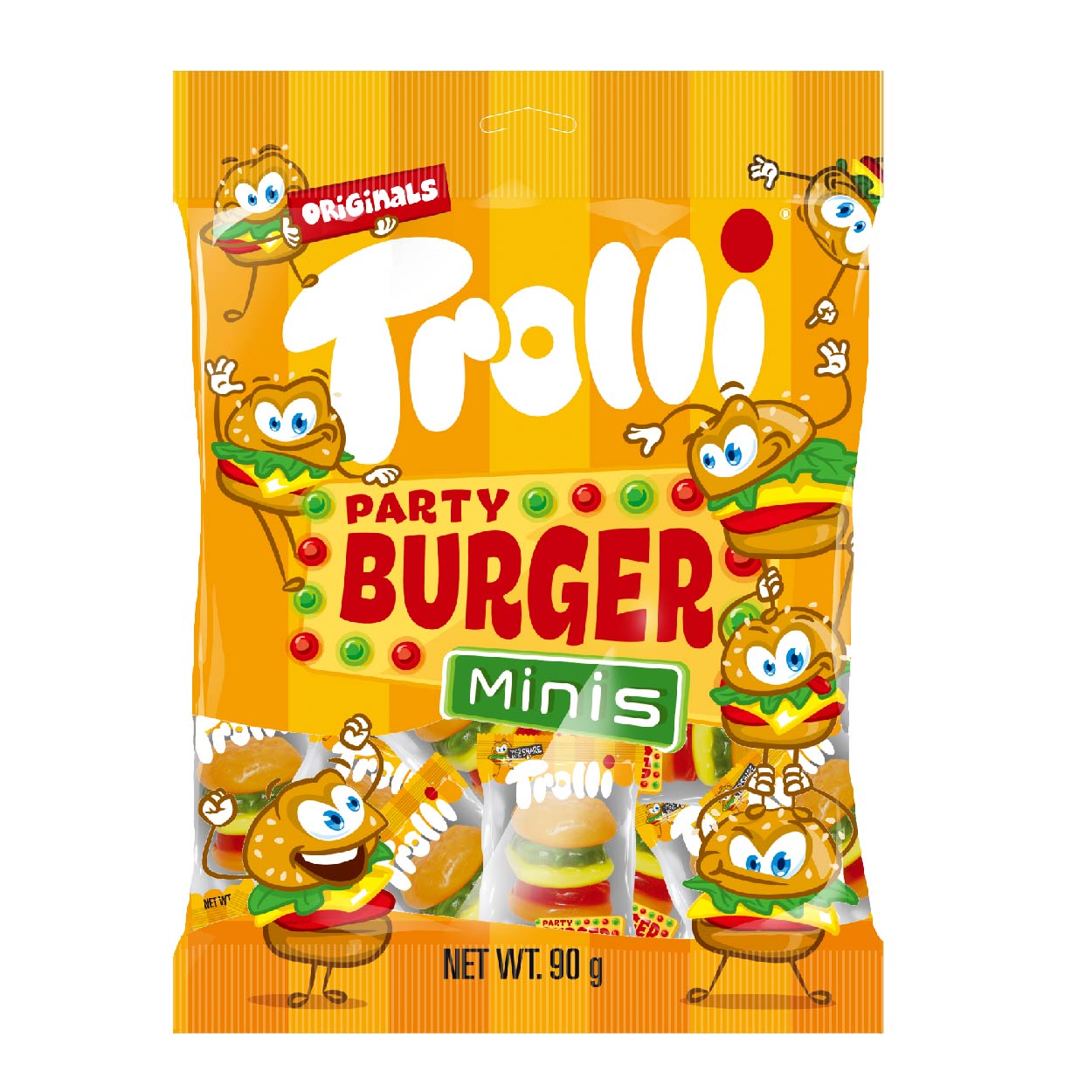 Trolli Mini Burger Gummy Candy 90g