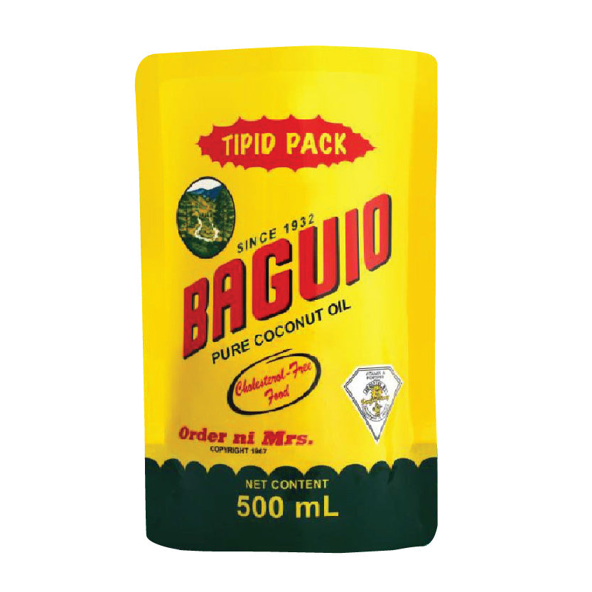 Baguio Pure Coconut Oil Pouch 500ml