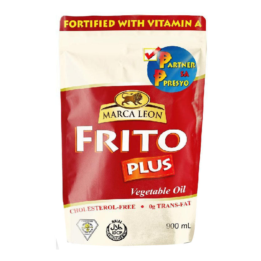 Marca Leon Frito Plus Vegetable Oil Pouch 900ml
