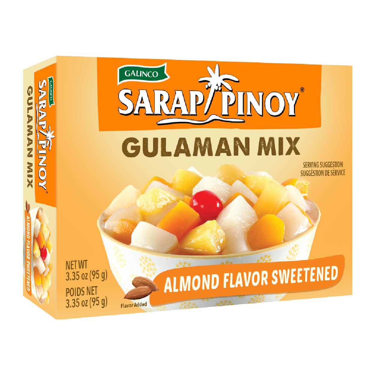 Galinco Sarap Pinoy Gulaman Mix Almond Flavor Sweetened 95g