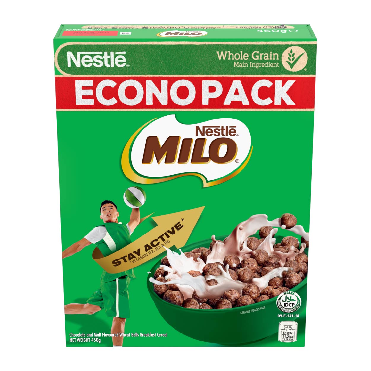 Nestle Milo Wheat Balls Cereal Econo Pack 450g