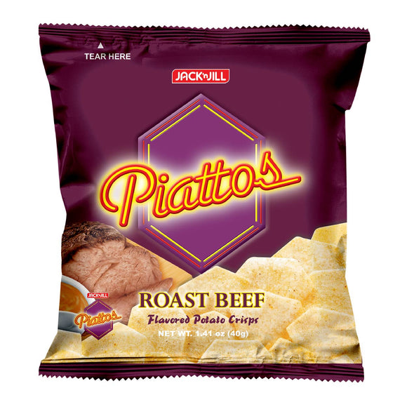 Piattos Potato Crisps Roast Beef 40g