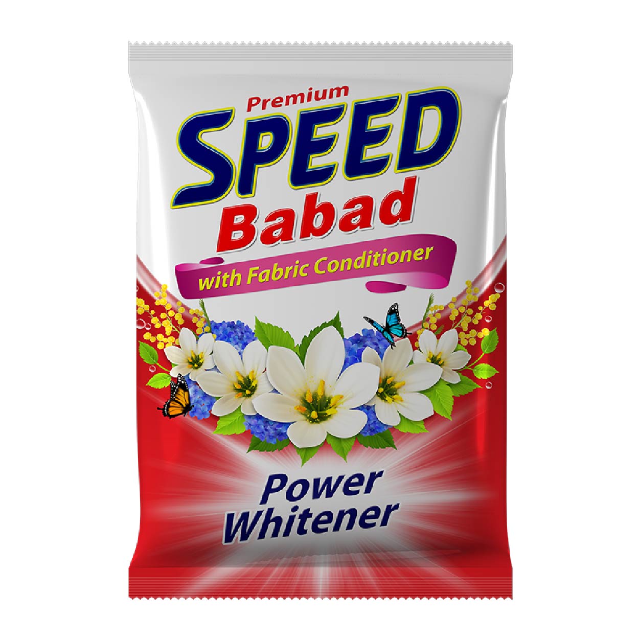 Speed Detergent Powder with Fabric Conditioner Power Whitener500g