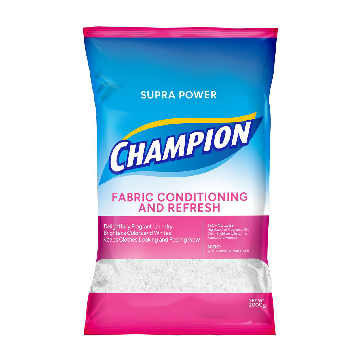 Champion Detergent Powder Fabric ConditioningandRefresh 2kg/2000g