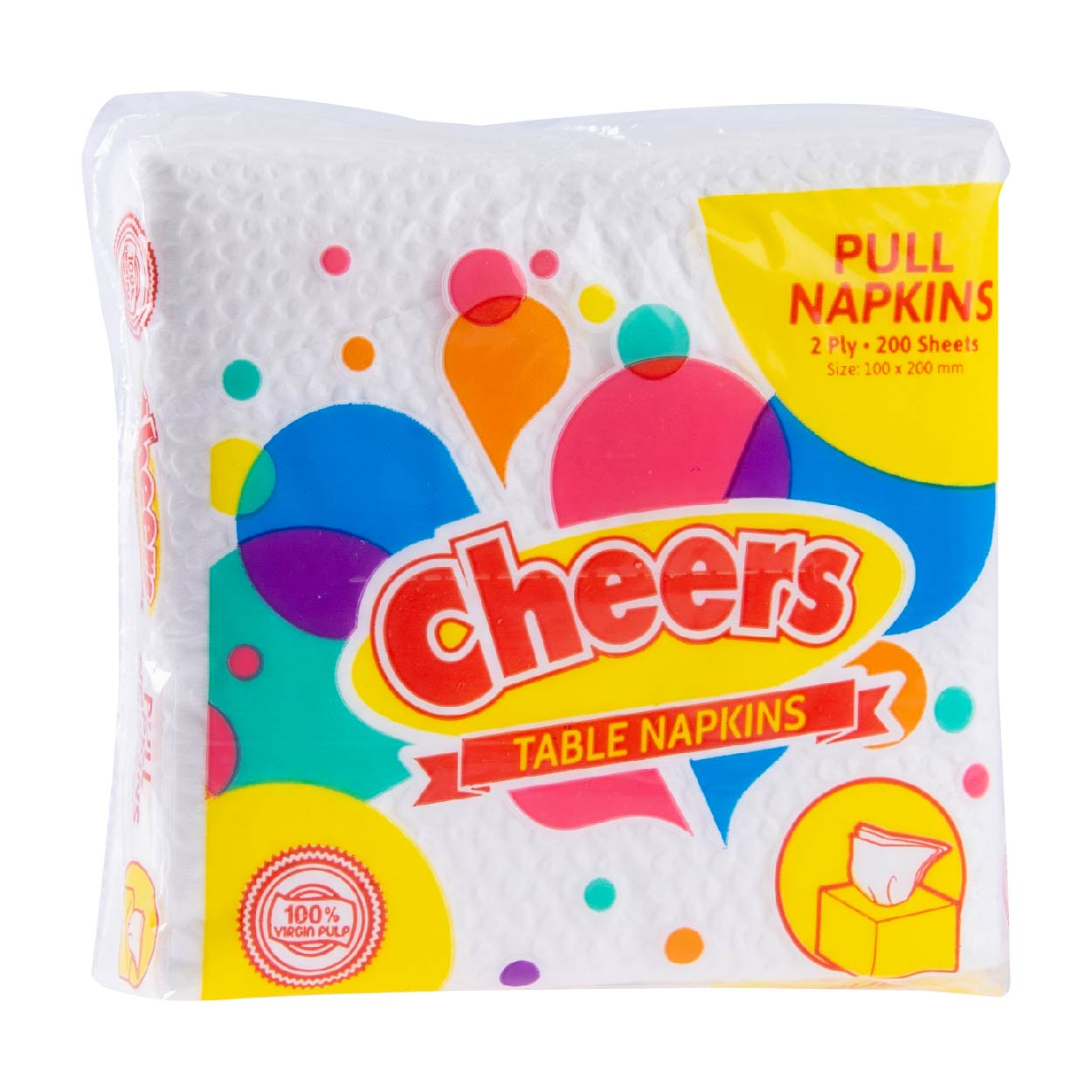Cheers Table Napkin Pull Napkins 2 Ply 200 sheets – Ever Supermarket