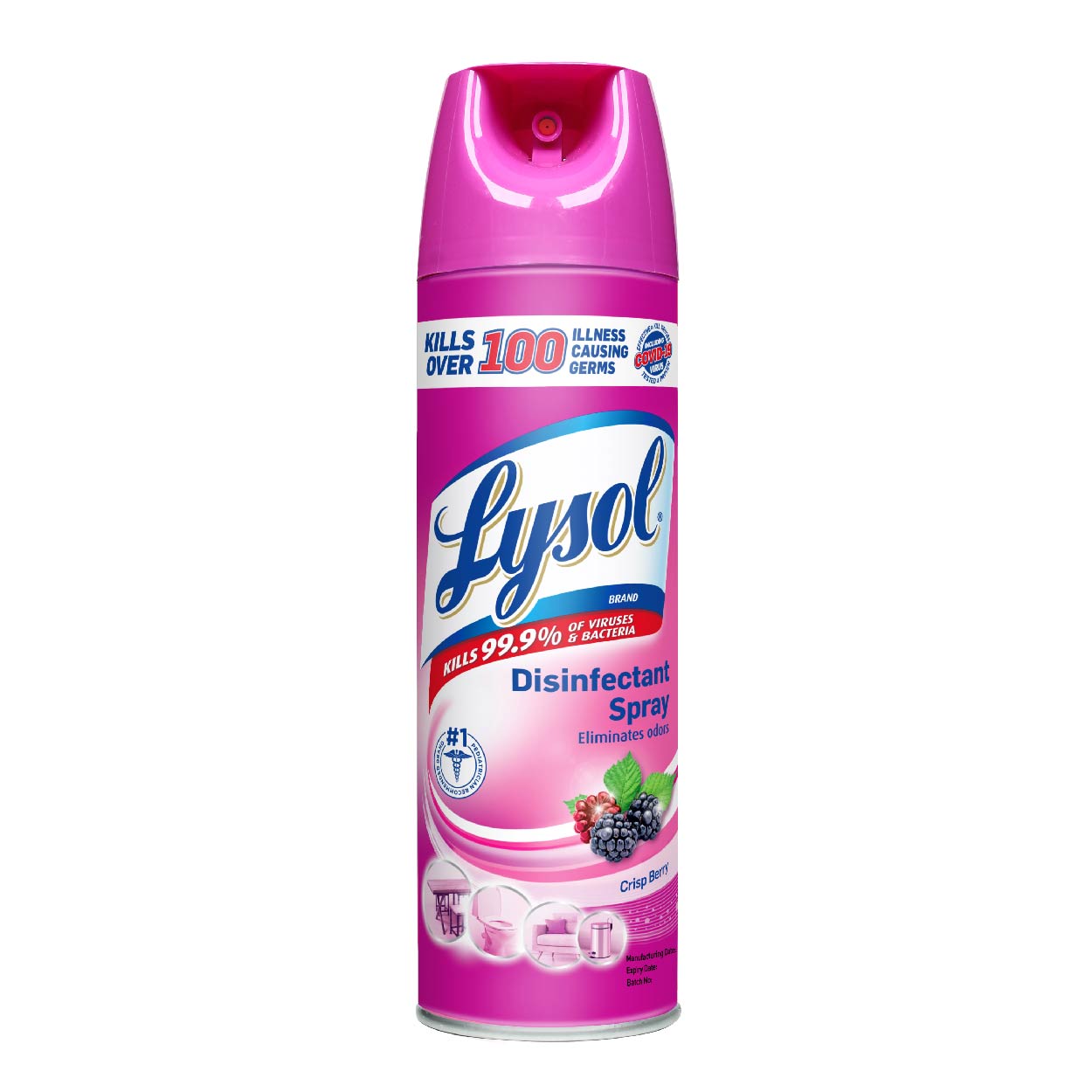 Lysol Disinfectant Spray Crisp Berry 340g