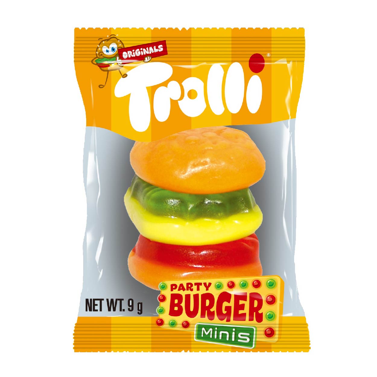 Trolli Party Burger Minis Gummy Candy 9g