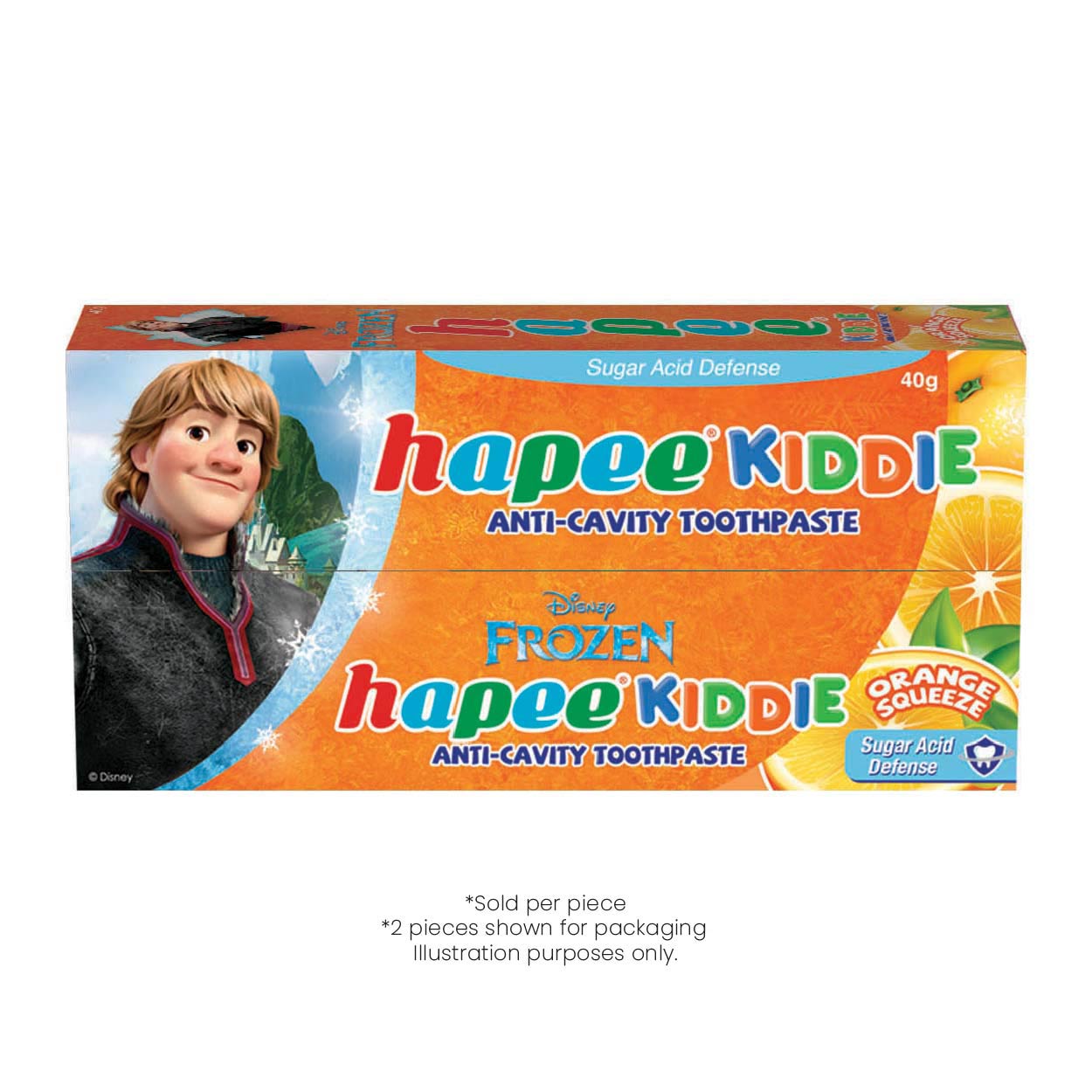 Hapee Kiddie Toothpaste Orange Squeeze 40g 1pc