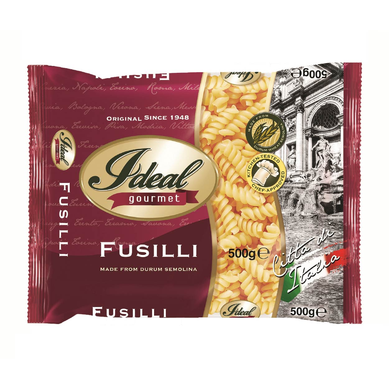 Ideal Gourmet Fusilli Pasta 500g