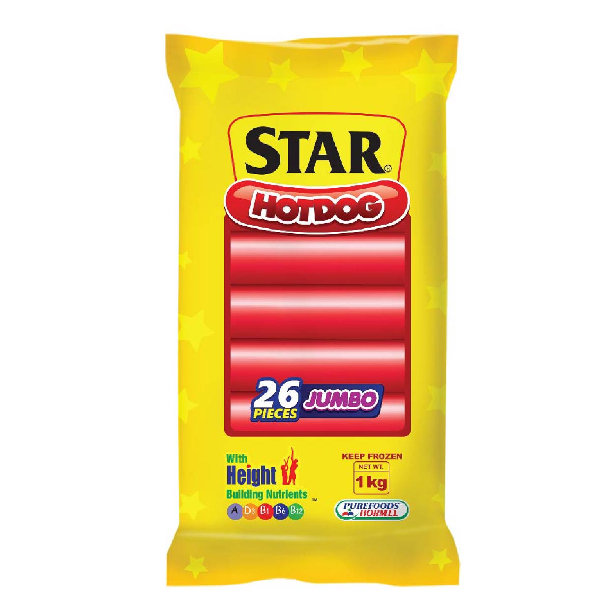Purefoods Star Hotdog Jumbo 1kg