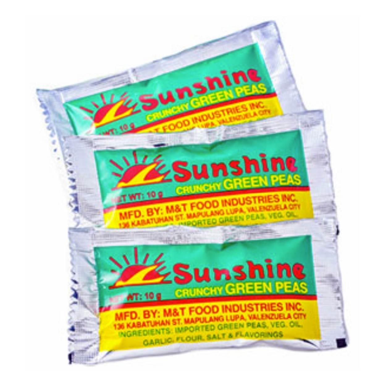 Sunshine Crunchy Green Peas 20x10g