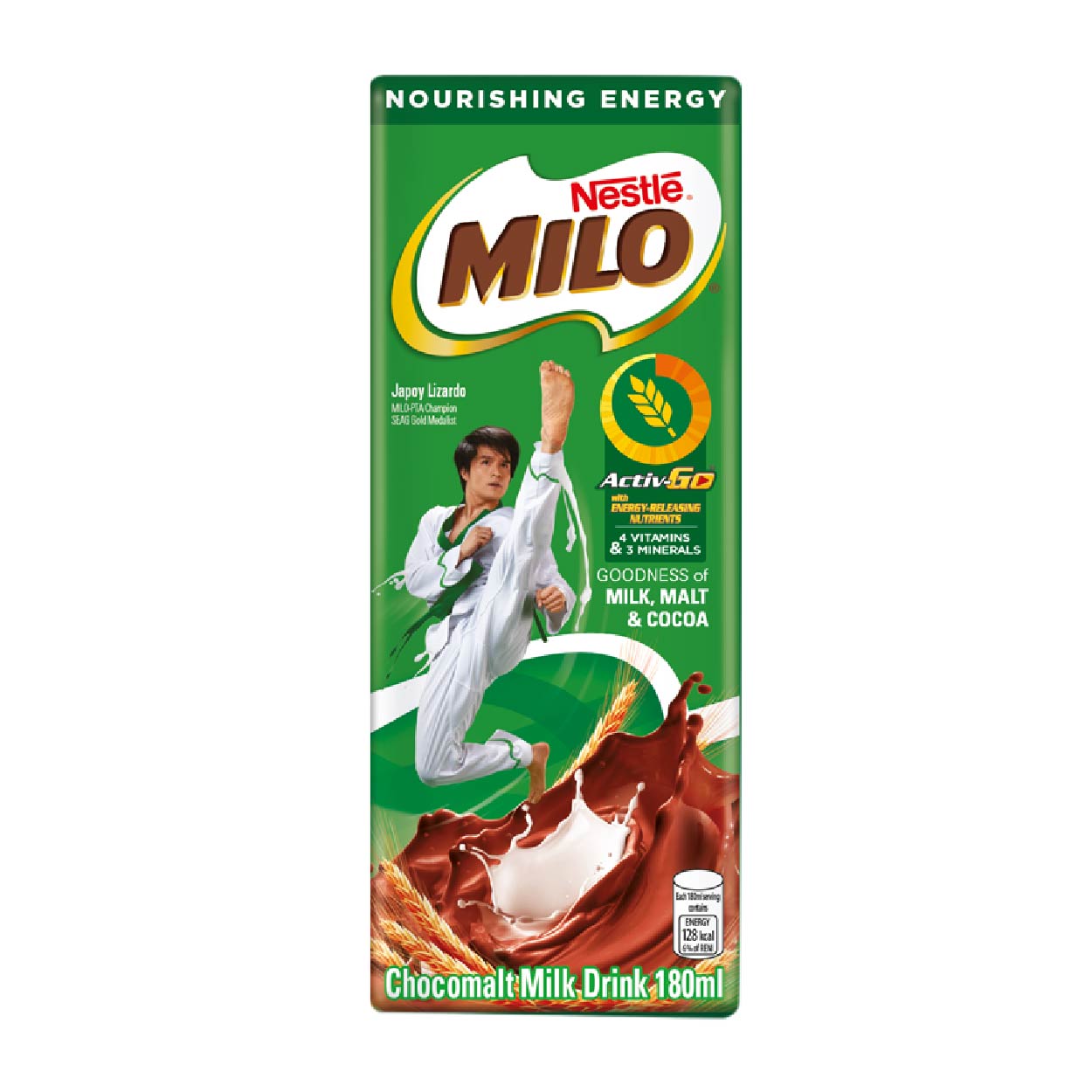 Milo Activ-Go Chocomalt Milk Drink RTD 180ml