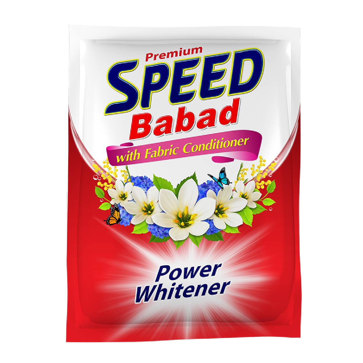Speed Detergent Powder with Fabric Conditioner Power Whitener 1kg