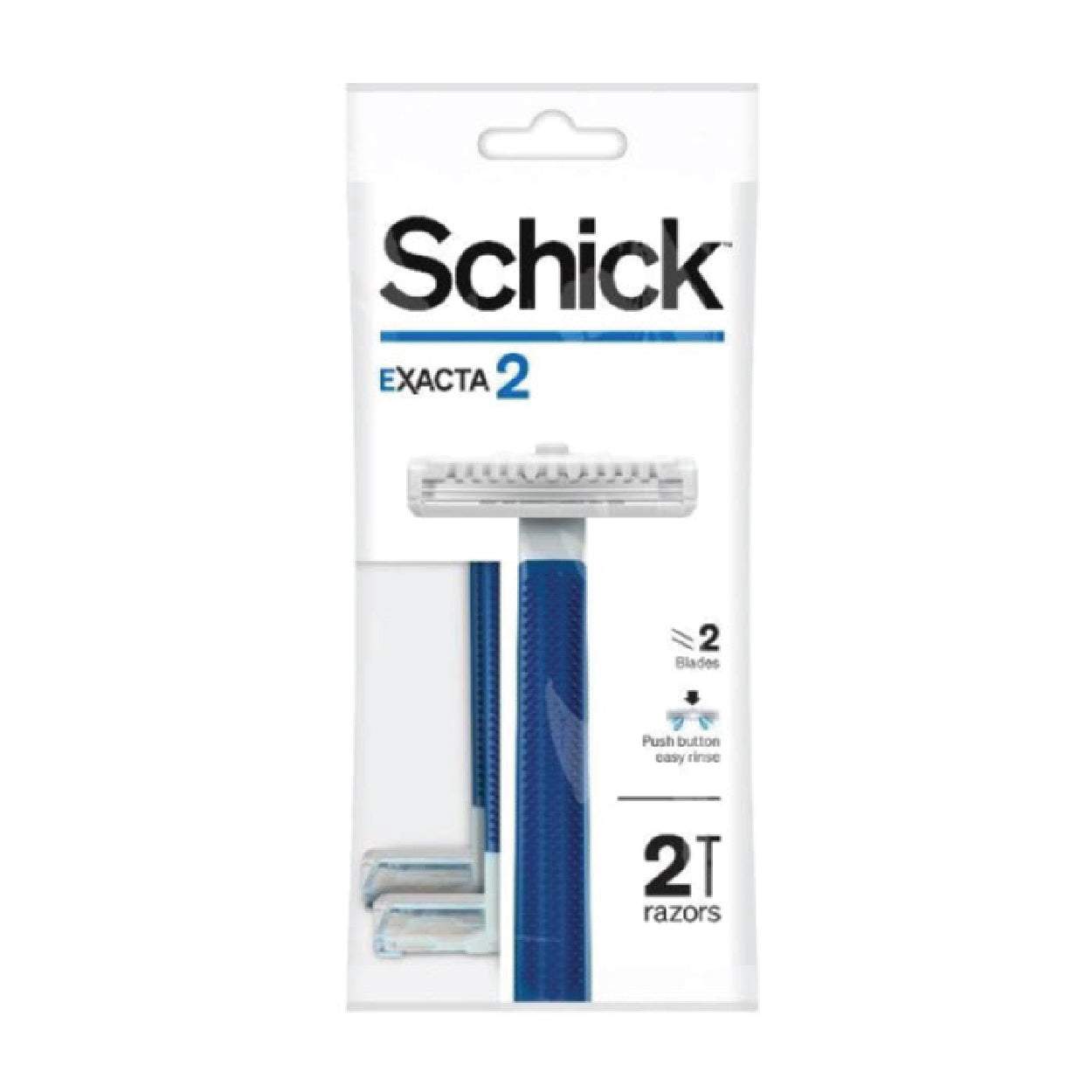 Schick Razor Exacta 2 Blue 2s