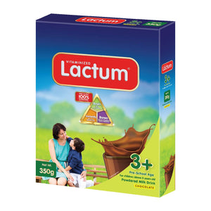 Lactum 3+ Pre-School Powdered Milk Drink Chocolate 350g