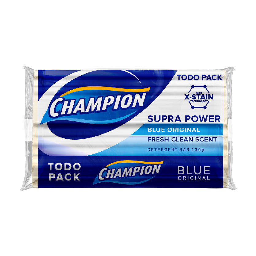 Champion Detergent Bar TodoPack Supra Blue Original 130g