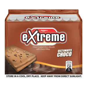 Rebisco Extreme Ultimate Choco Coated Choco Biscuits 10x25g