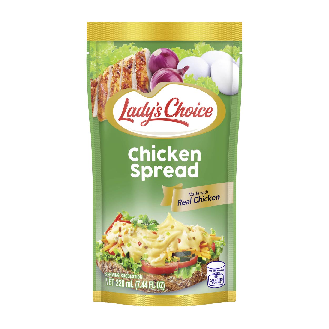 Lady's Choice Chicken Spread Pouch 220ml
