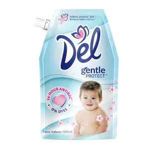 Del Fabric Softener Gentle Protect 1L Refill