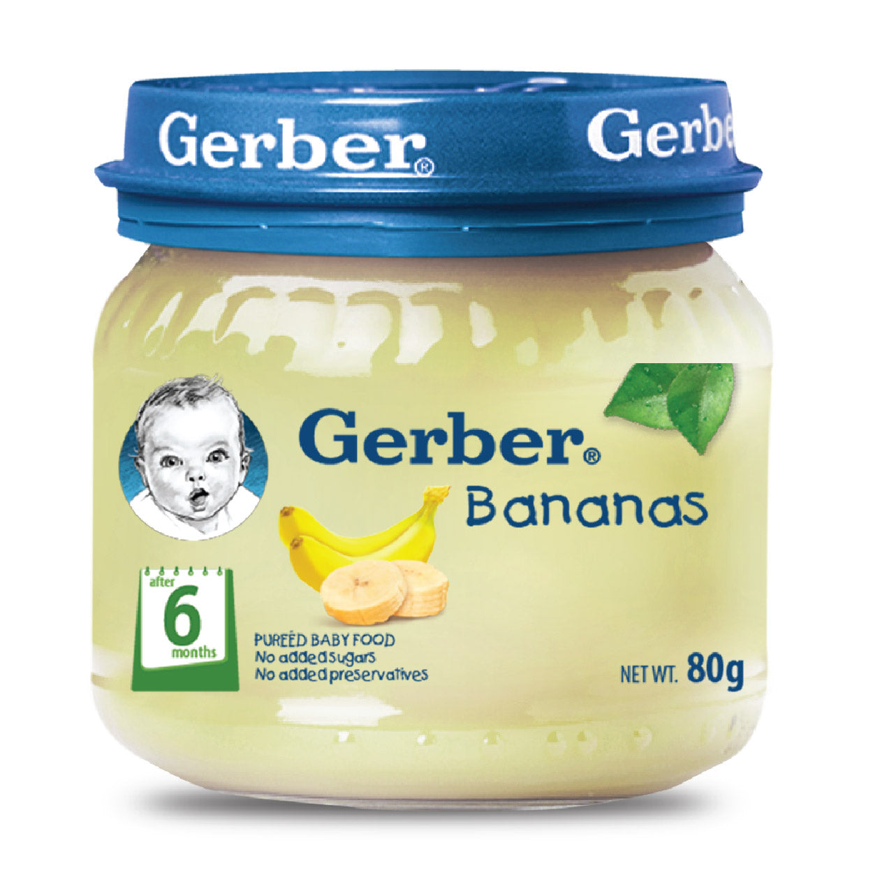 Gerber Pureed Baby Food Banana 80g