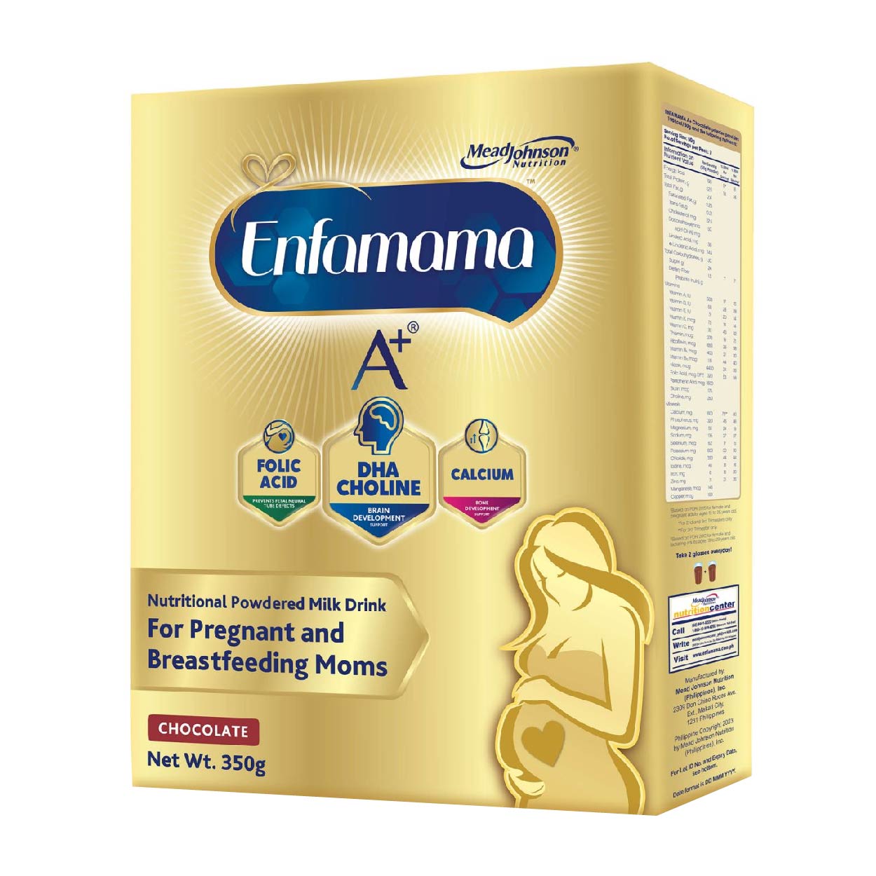 Enfamama A+ Nutritional Powdered Milk Drink Chocolate 350g