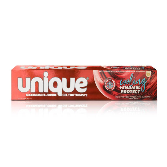 Unique Gel Toothpaste Hot Mint Fresh Red 150ml