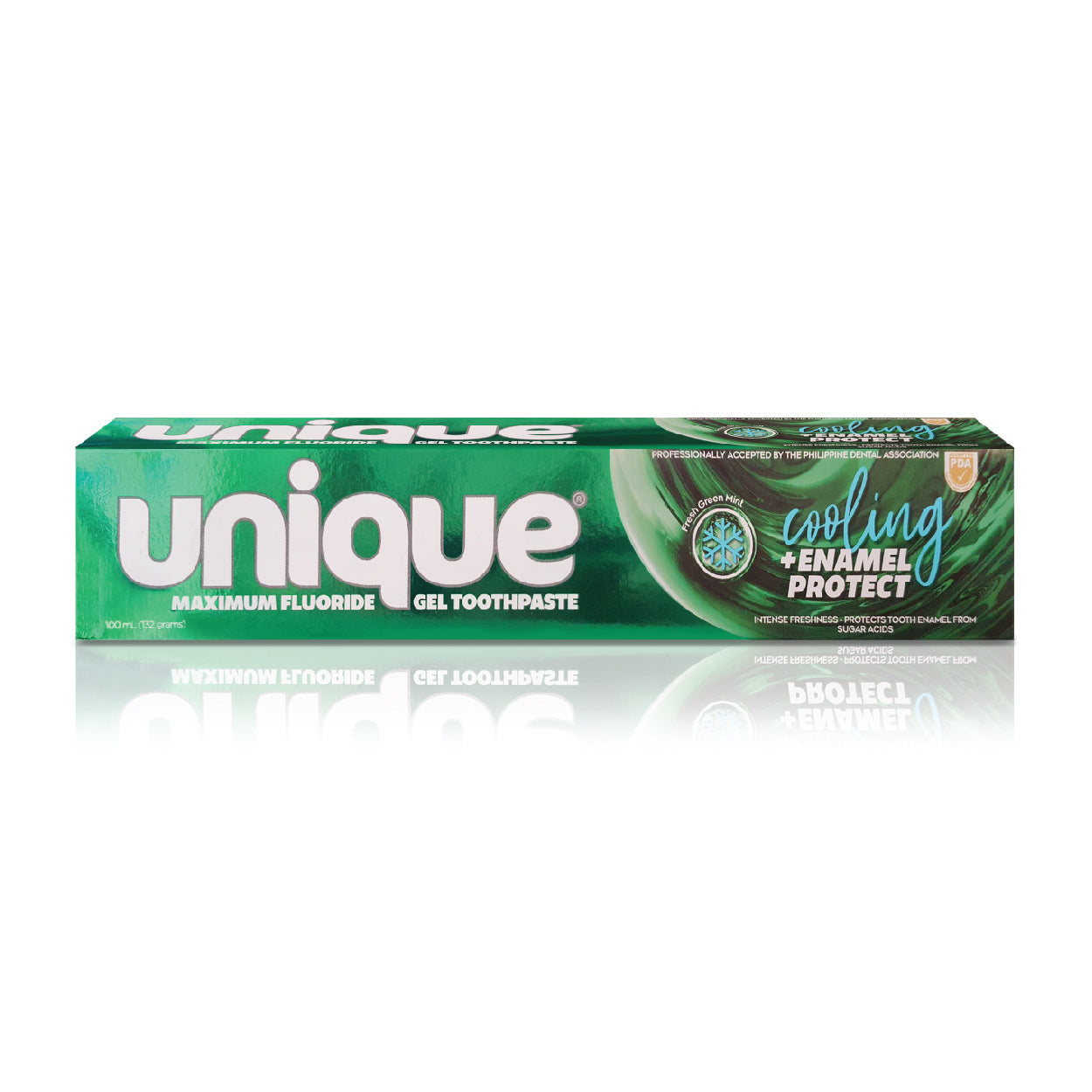 Unique Gel Toothpaste Fresh Green Mint 100ml