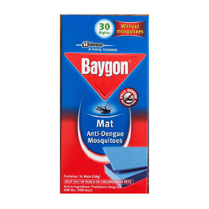 Baygon Mat Anti-Dengue Mosquitoes 18g x 30s Refill