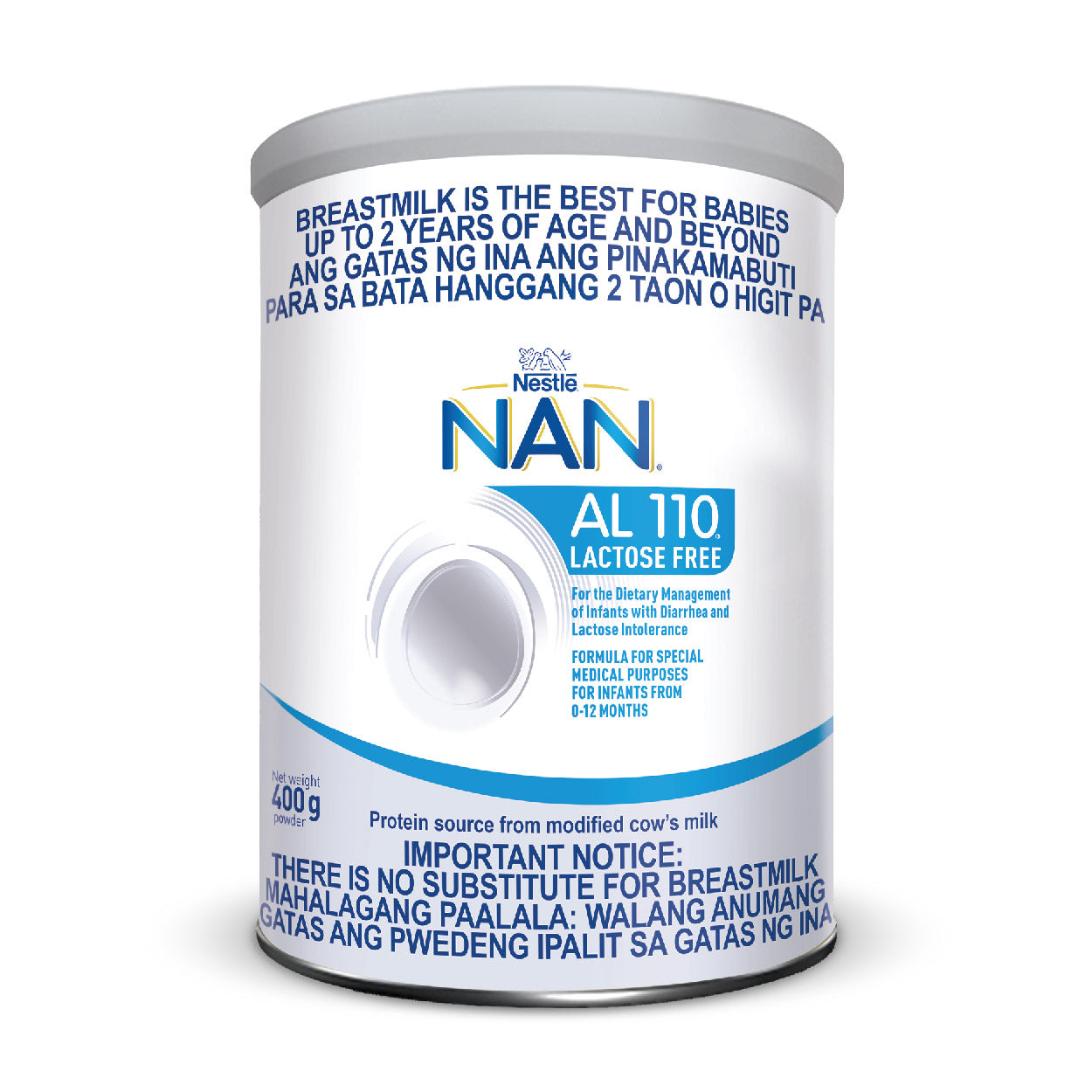 Nan AL 110 Lactose Free Infant Formula 0-12 months 400g