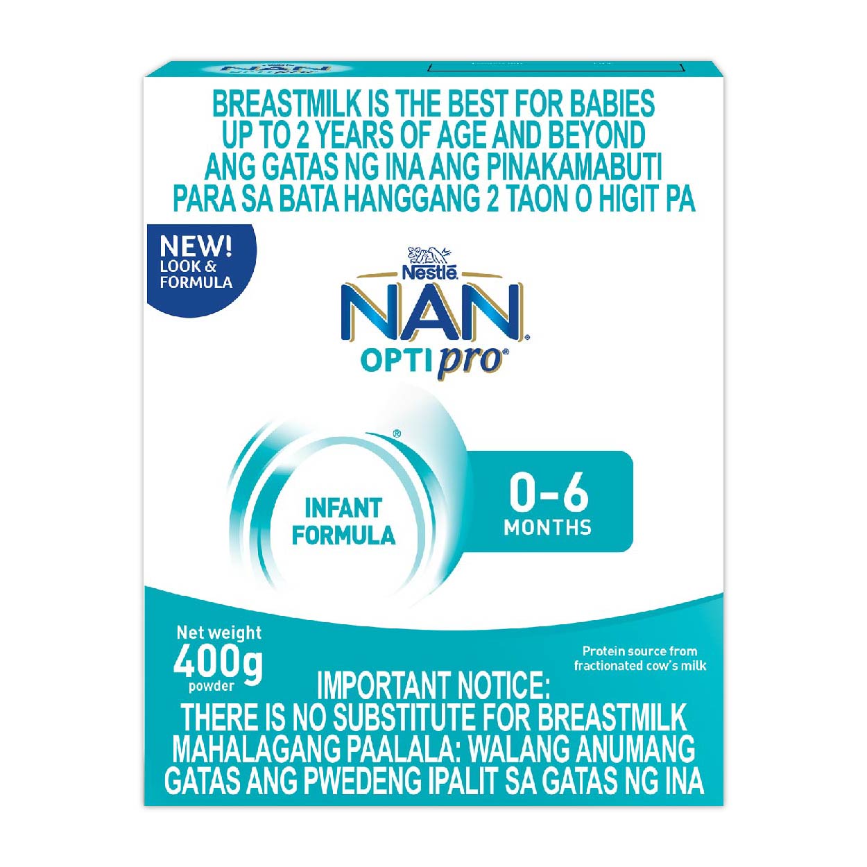 Nan Optipro Infant Formula 0-6 months 400g