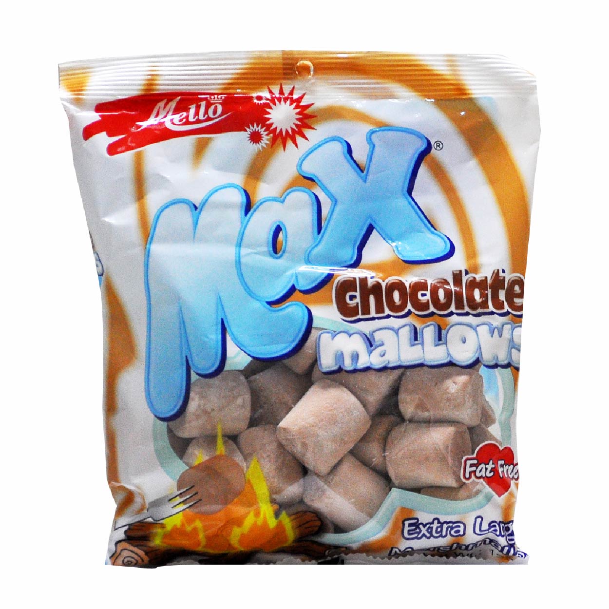 Mello Max Chocolate Mallows Extra Large Marshmallows 135g