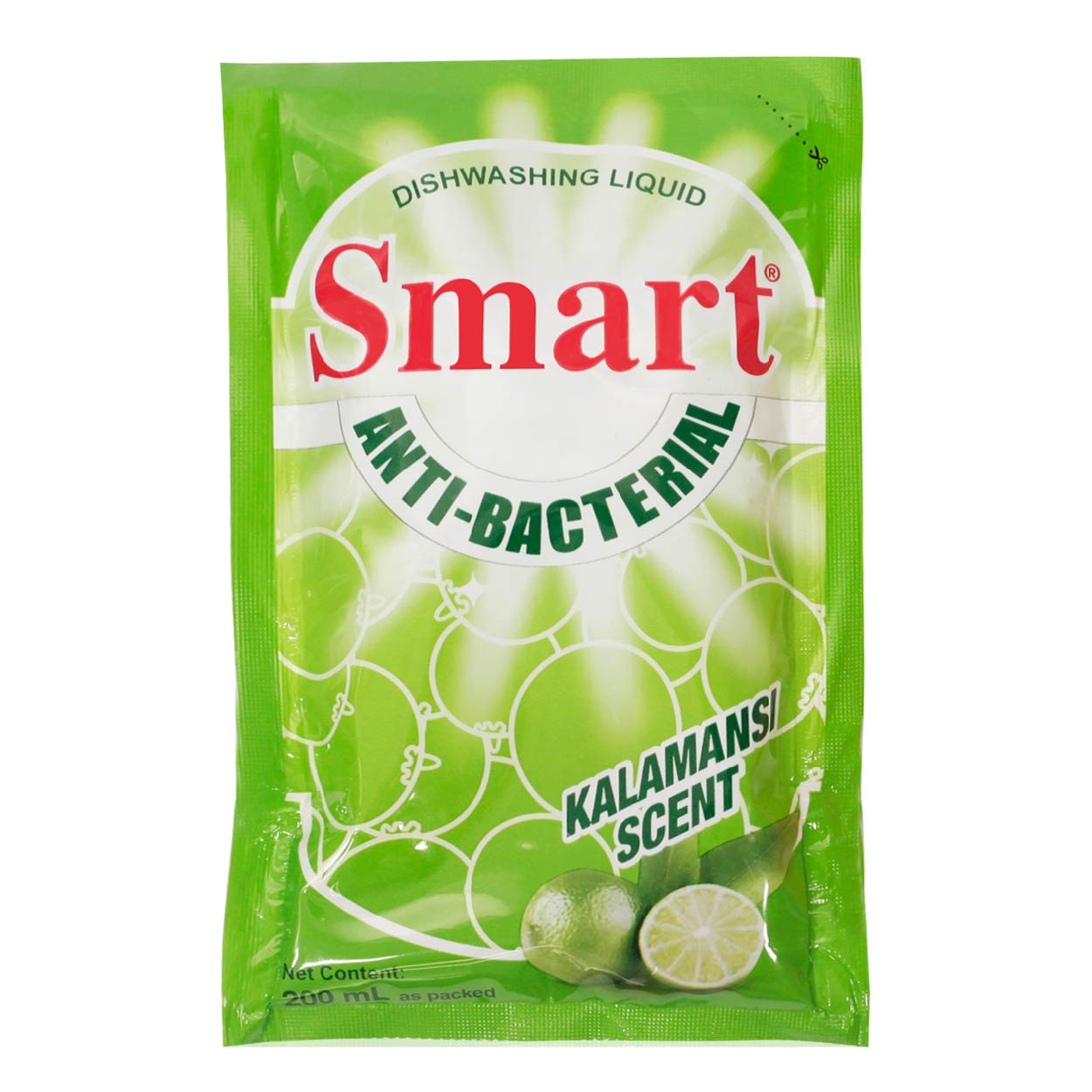Smart Antibacterial Dishwashing Liquid Kalamansi Refill 200ml