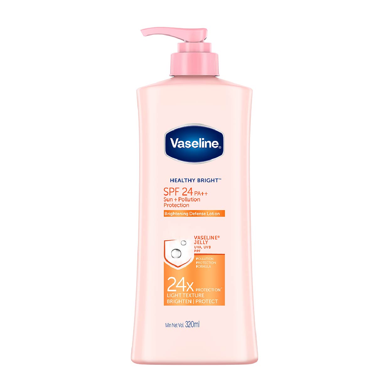 Vaseline Healthy Bright Lotion SPF24 Brightening Defense 320ml