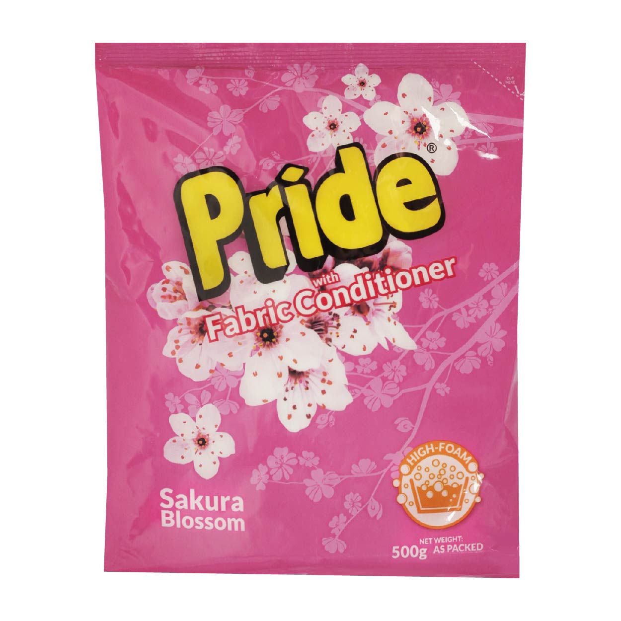 Pride Laundry Detergent with FabricConditioner Sakura Blossom500g