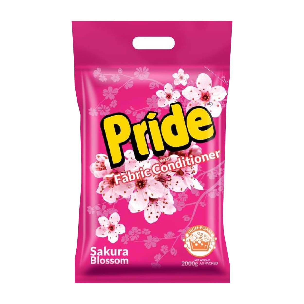 Pride Laundry Detergent with Fabric Conditioner Sakura Blossom2kg