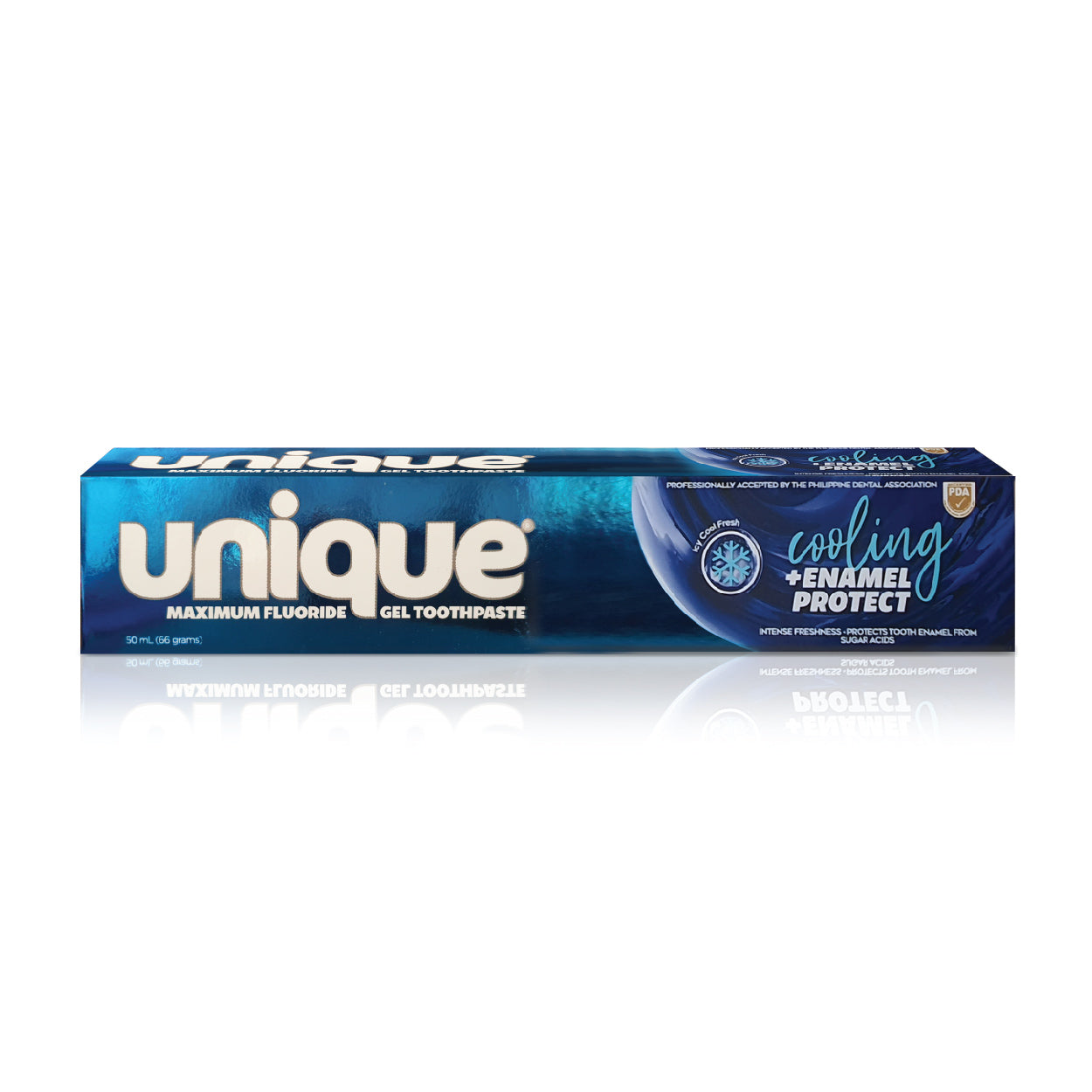 Unique Gel Toothpaste Icy Cool Fresh Blue 50ml