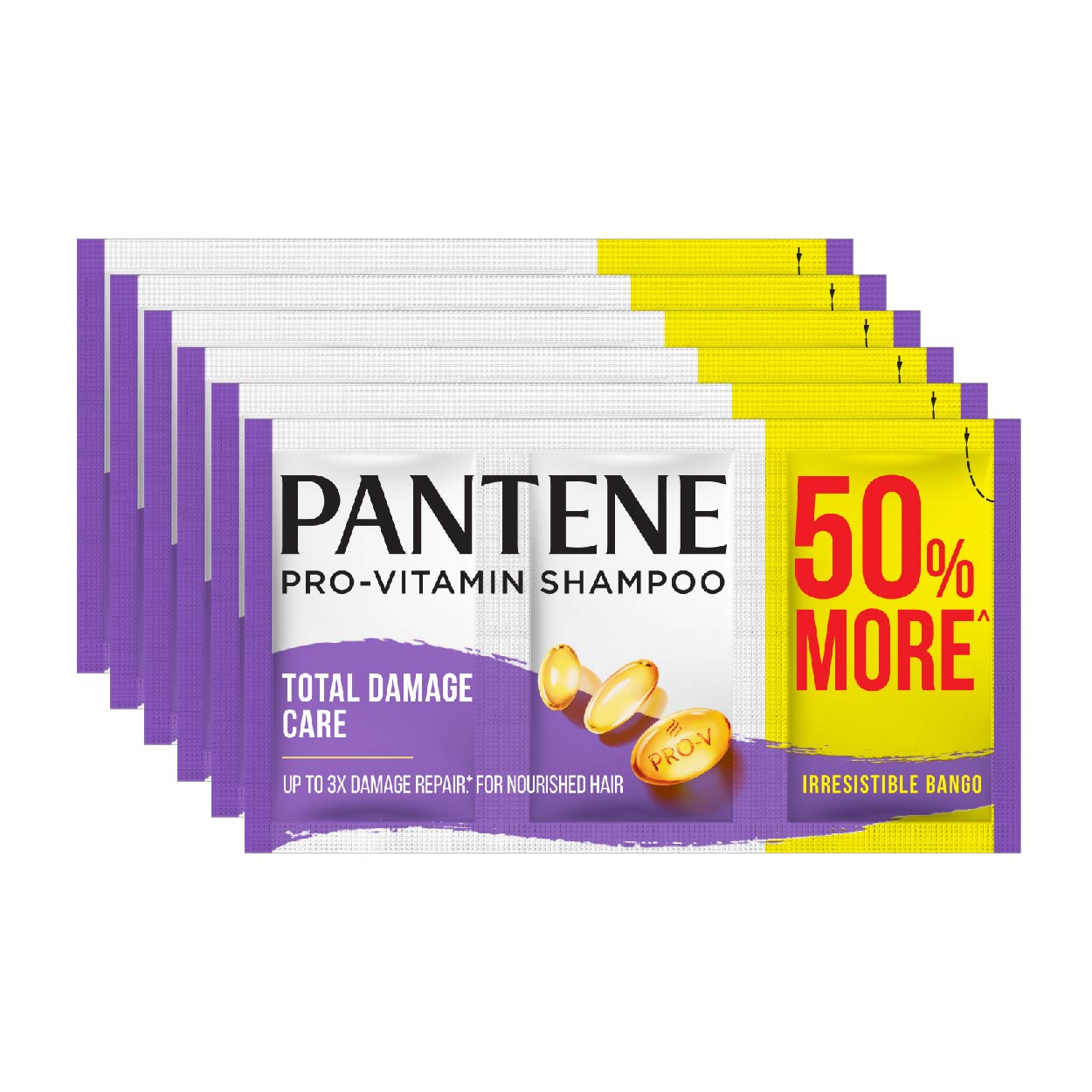 Pantene Shampoo Total Damage Care 6x15ml